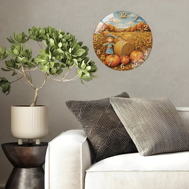 Horloge murale d'automne 12 po