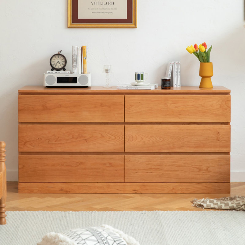 Commode d'appoint en bois de cerisier Simple Style