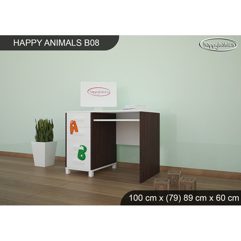 100cm Writing Desk, Chestnut