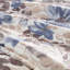 Édredon avec feuilles florales bleues, matelas de 16 po, microfibre douce, impression d'aquarelle lavable à la machine, microfibre