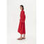 Shawl Neck Kimono Red