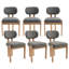Ensemble de chaises de salle à manger en bois massif, chaise de salle à manger rembourrée en tissu de style campagnard moderne, chaises de cuisine, pieds en bois pour salle à manger, salon, chambre à coucher (chaises seulement)-1746900694-1746900653