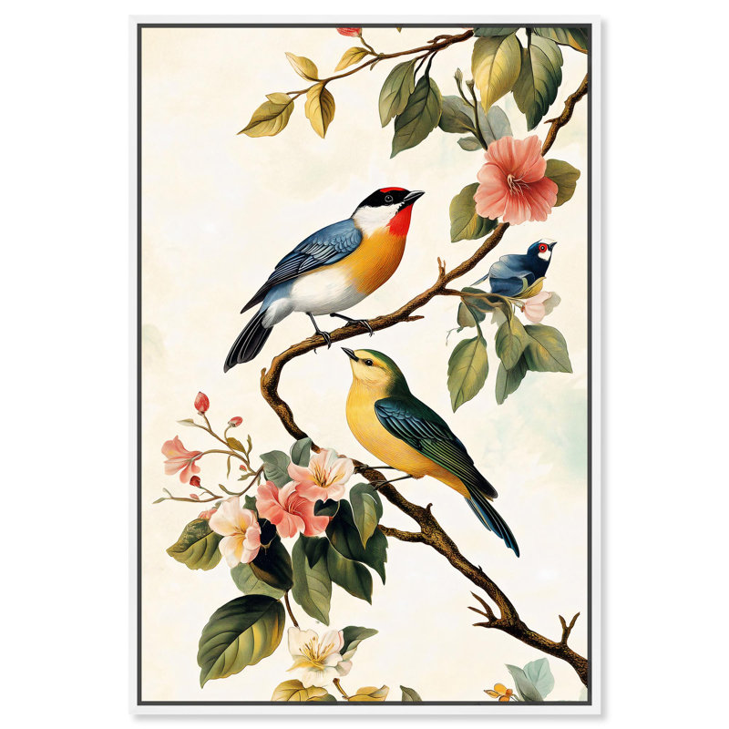 «Colorful Perch Canvas Natures» par , Toile tendue, H 15 po x l 10 po