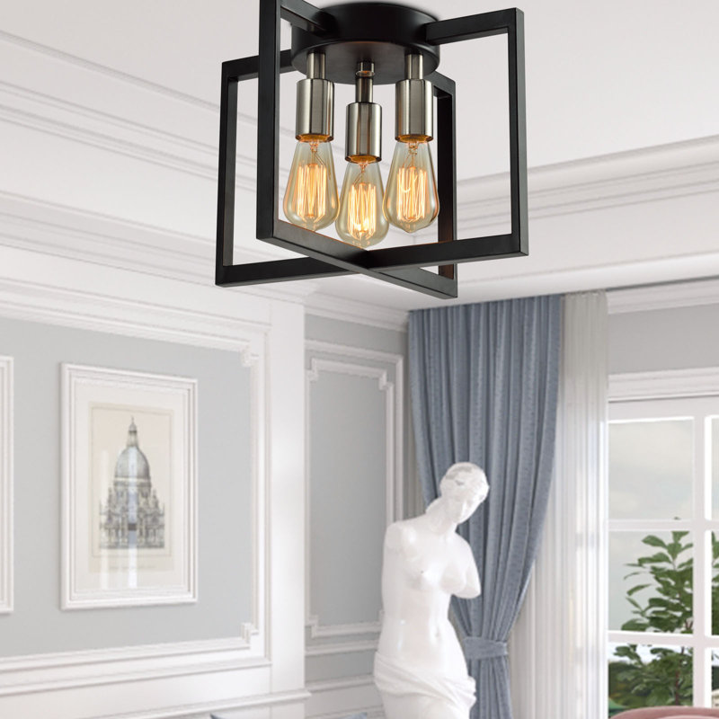 Plafonnier encastré 3 lumières 14,57 "Anchoretta