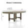 Allivia Extendable Solid Wood Base Dining Table