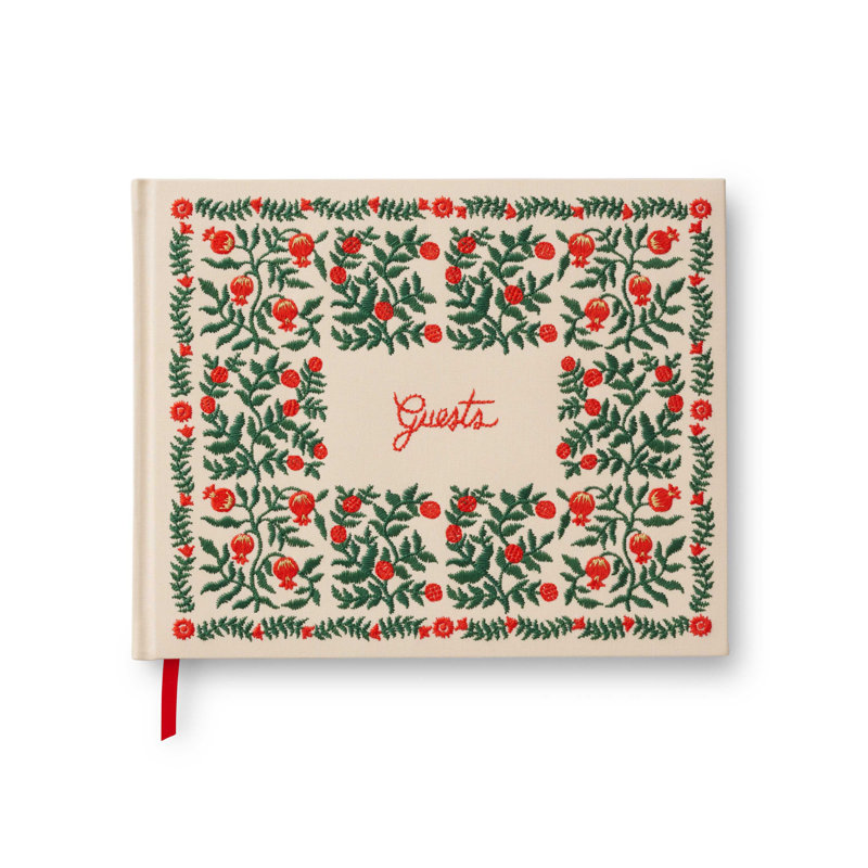 Livre d'or en tissu Rifle Paper Co. Christmastide