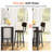 Trexton Rectangular 39.37" L x 15.75" W Dining Table Set of 3-643535128