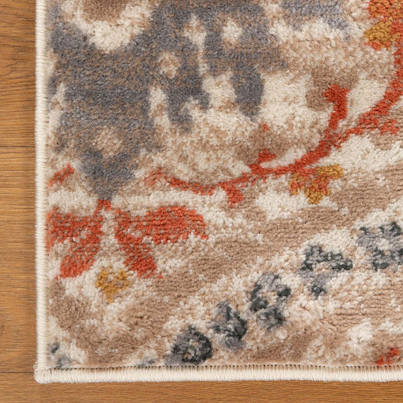 Damask Indoor Rug, Rectangle 8' x 10'