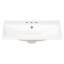 Myhomekeepers 18'' White Ceramic Rectangular Bathroom Sink