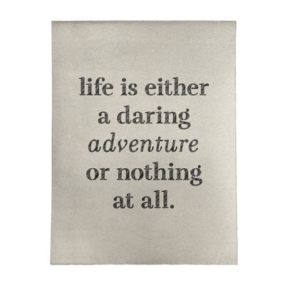 Tapis en poly-citation "life life"
