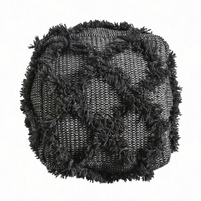 Pouf en laine et coton Jumanji