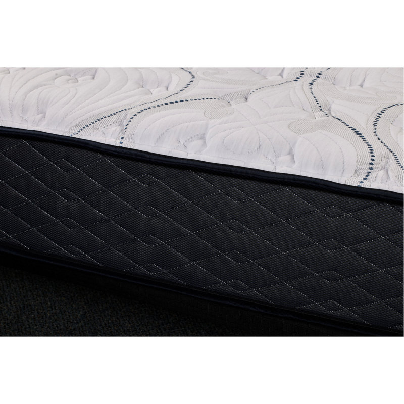 Matelas de repos ferme avec système de refroidissement double, mousse à mémoire de forme et durabilité, conception large, technologie de changement de phase en gel, conception blanc et bleu