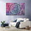 Symbole de mandala rose sur toile-169519114
