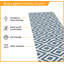 Runner Geometric Flatweave Area Rug-199330868
