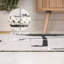 Tapis d'intérieur / extérieur deux tons blanc / noir Cindia-263876009