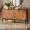 Buffet Whetsel Modern de l 55 po avec 4 portes battantes et tablettes réglables