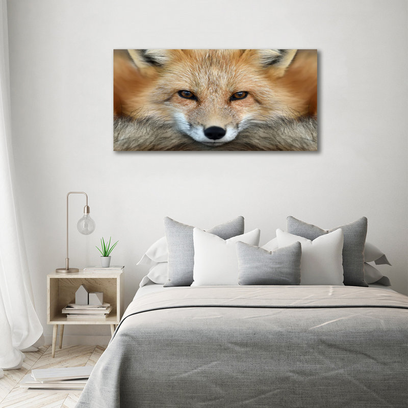 Fox - Wrapped Canvas Print, Canvas, 70cm H x 140cm W