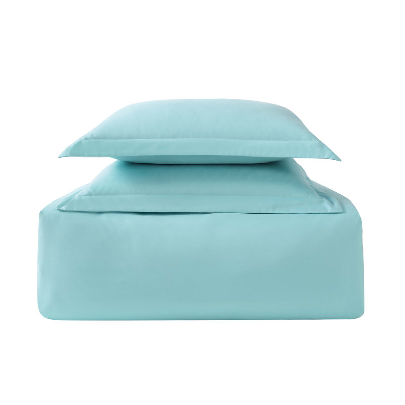 Ensemble d'édredon amovible 4 pièces Trely Soft Everyday, Housse de couette et insert pour grand lit 4 pièc, Turquoise