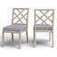 Chaise d'appoint en teck Haley - Huître-70064676-38582267-38582250
