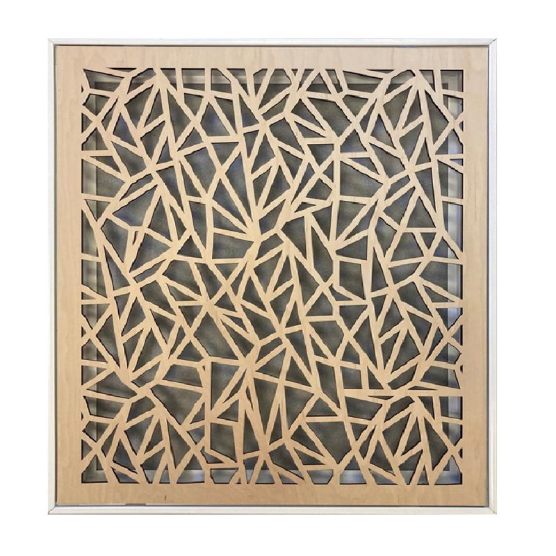 Bouche d'aération magnétique magnétique - conception triangulaire, 18 x 18, Inside