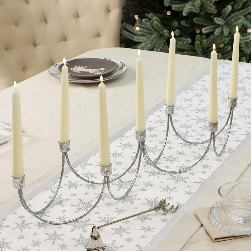 Metal Tabletop Candelabra