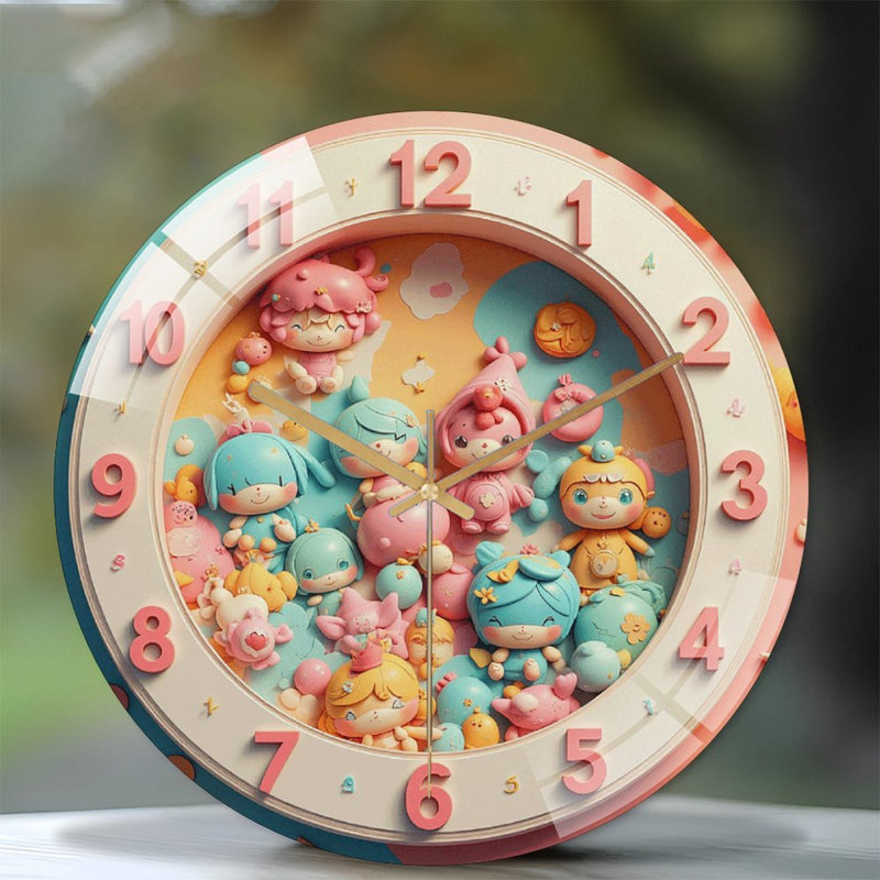 Horloge murale mignonne