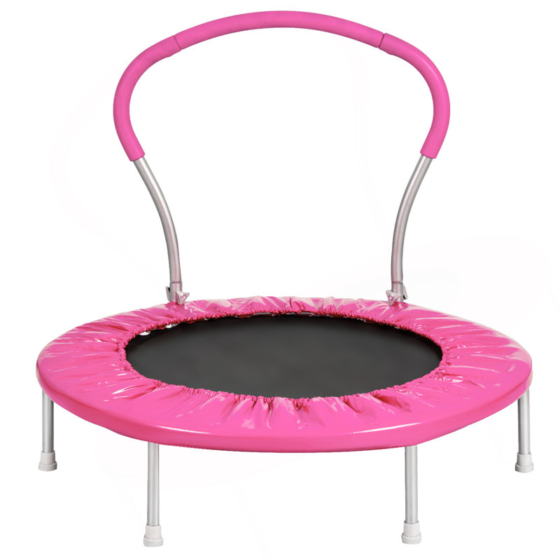 Trampoline 36 "avec poignée (Pi) - métal, Rose