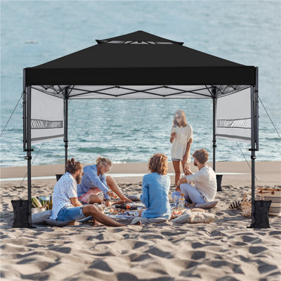 17 Ft. W X 10 Ft. D Steel Pop-Up Canopy