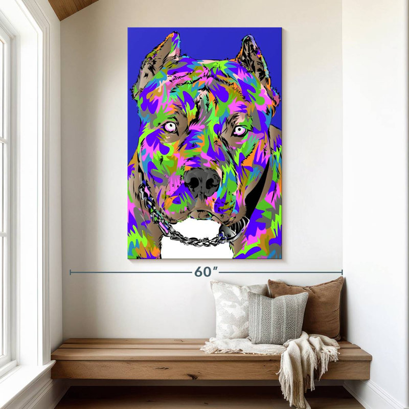 Brampt Pitbull 2022, 51" H x 34" W