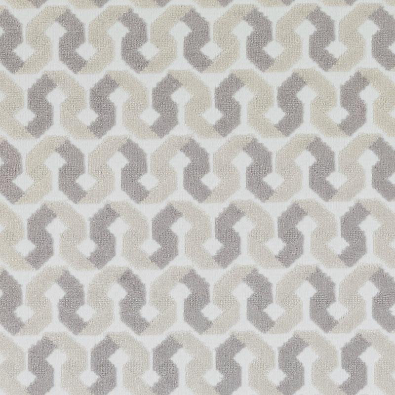 Alhambra Prints & Wovens Fabric, Linen/Charcoal