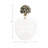 Mercer41 Stella Stone And Glass Jar, Clear/Frost-1223561658