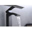 Robinet de lavabo de salle de bain à poignée simple avec bonde escamotable Waterfall
