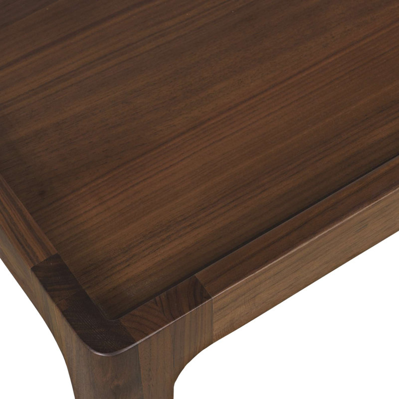 Ensemble de table et chaises carrées Chantalle trois pièces, style moderne du milieu du siècle, pour salon.