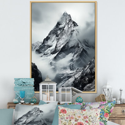 «Winters Mountains Whisper», reproduction sur toile