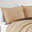 Ensemble de couvre-lit en microfibre 3 pièces - Ensemble de literie de couleur unie luxueuse pour une expérience de sommeil confortable-121974982-121974983