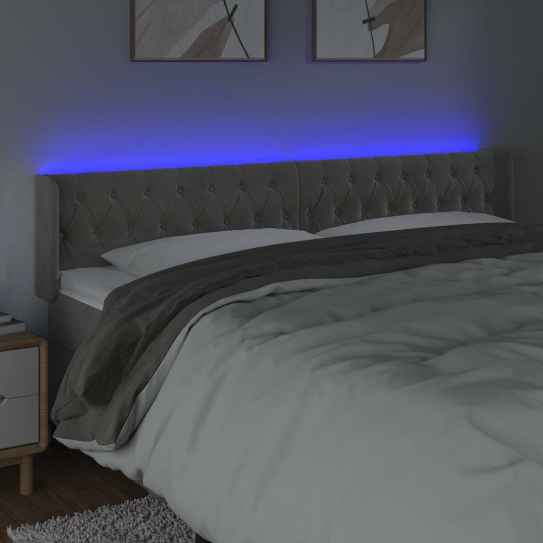 LED headboard in , 203x16x78/88cm