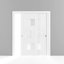 Portes blanches en verre givré Sete-58145202