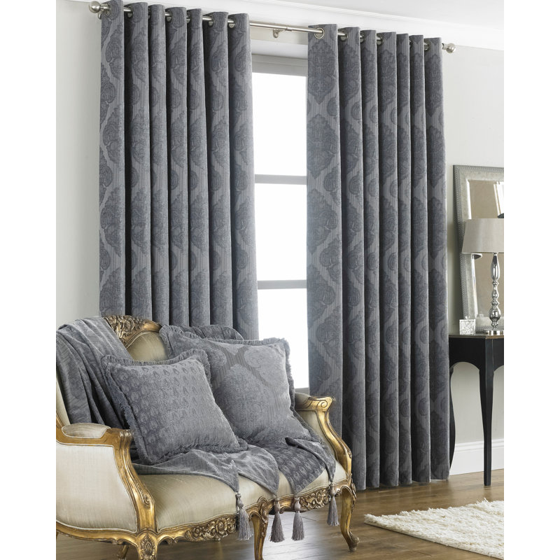 Cheralee Room Darkening Curtain Pair, 229 W x 229 D cm, Mocha