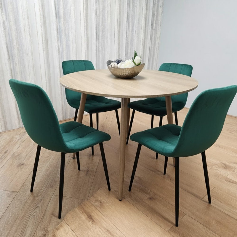 4 - Person Dining Set, Green