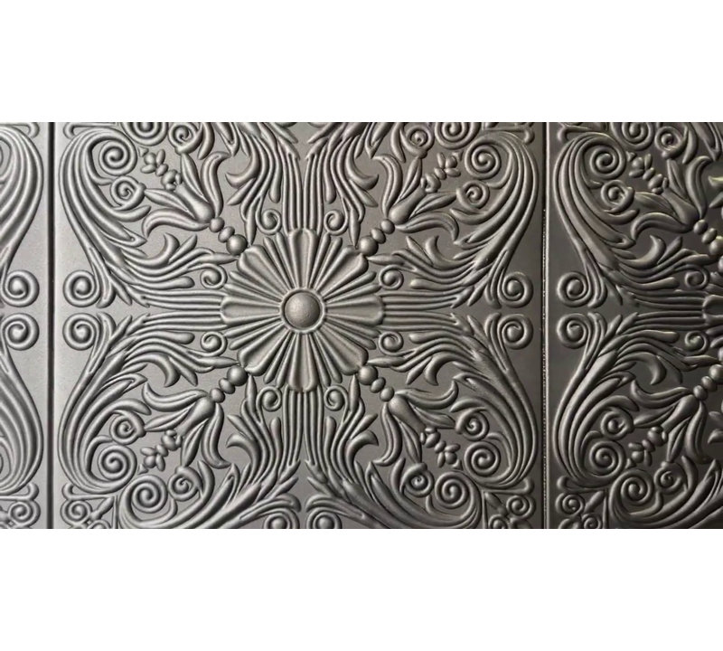 Antique Gold Polystyrene Square Glue-up Ceiling Tile