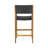 GENESEE WICKER & WOOD BAR STOOL