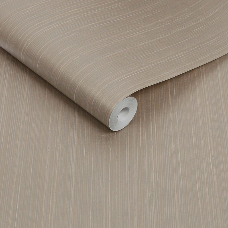 Papier peint fibre rayée brume, Brume