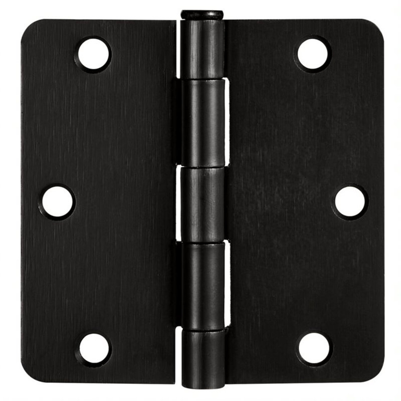 3.5" Oil Rubbed Bronze Steel Door Hinges Set