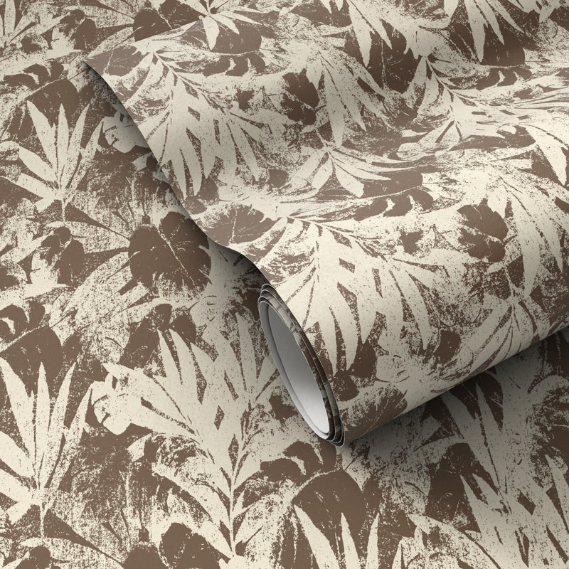 Tropic Paradise Wallpaper by Getty Images, W52" x H132", Tropic Paradise Taupe I