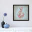 Bunny With Wreath by Debi Coules - Painting on Canvas-681649925-681649926