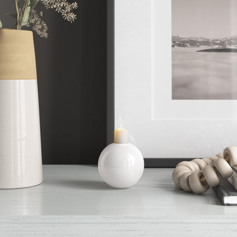 3'' H Stone Tabletop Votive Holder