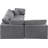Hulene Velvet L-Shaped Sectional Reversible-87141396