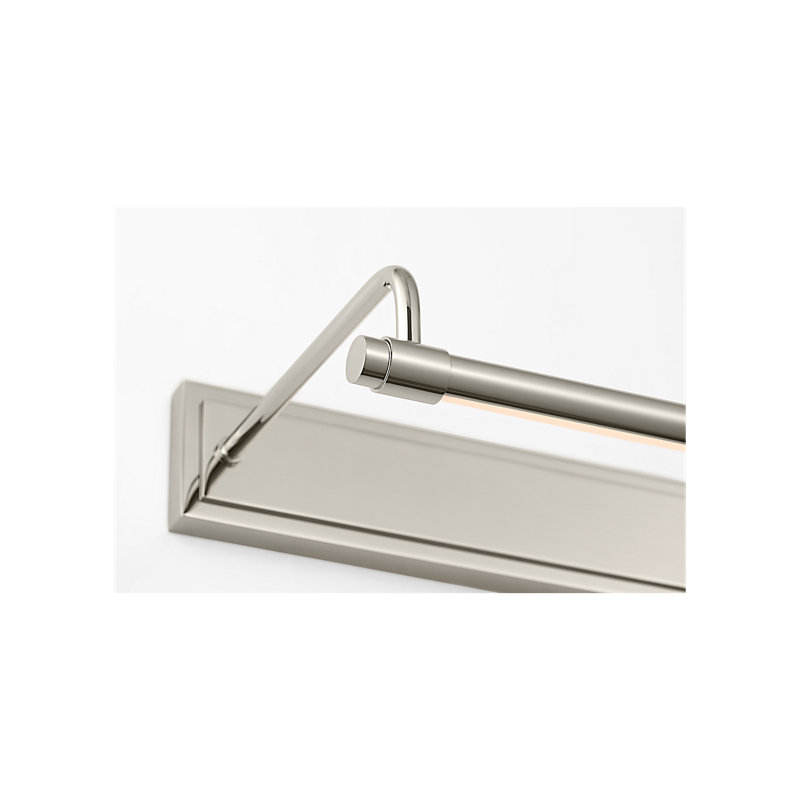 Thomas O'Brien LED Wall Mounted, 4" H x 24" W x 8.5" D, Polished Nickel, 1900 Lumens