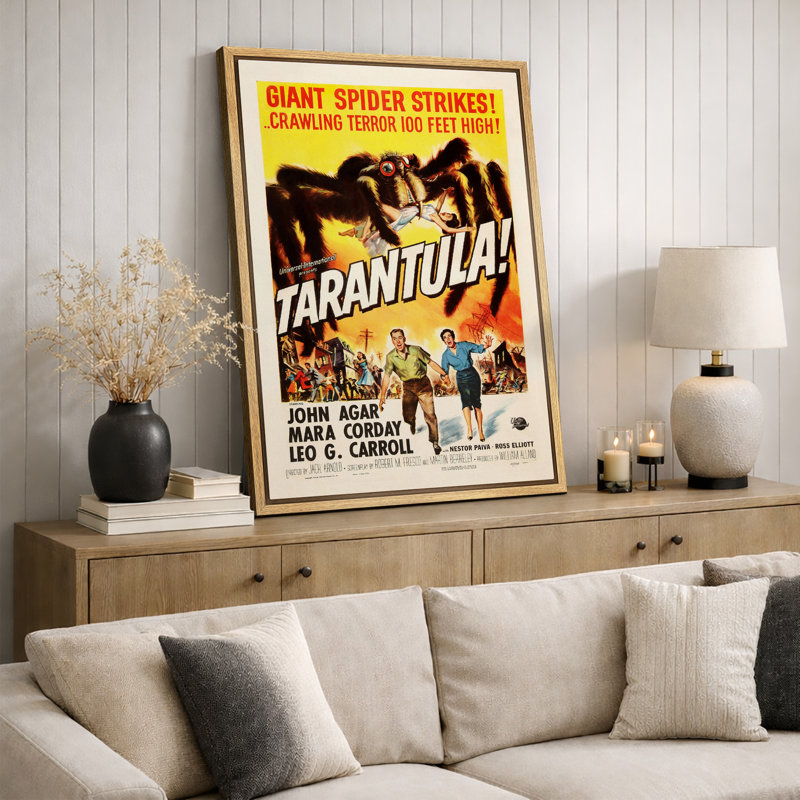 «Tarantula Classic Sci Fi Horror», affiche d'art de film, créature rétro, images encadrées sur toile, estampe numérique
