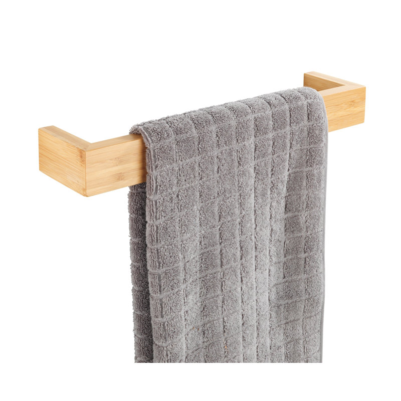 Bambusa Wood Wall Towel Rack